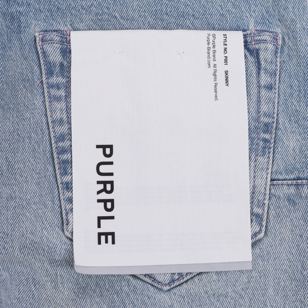 Light Indigo Skinny Garda Repairs Jeans