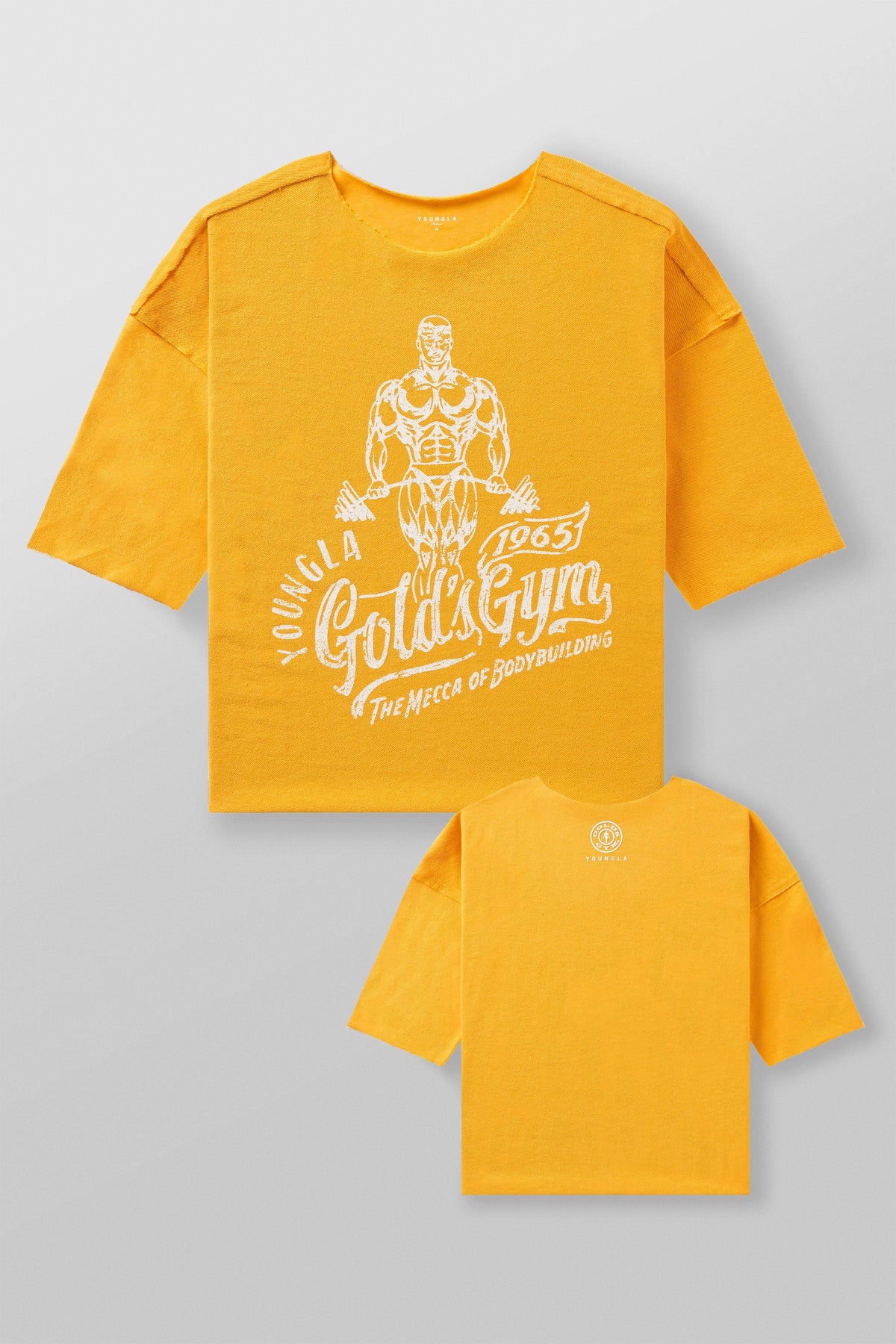 5021 - Golds Gym Wide Neck Terry Tee