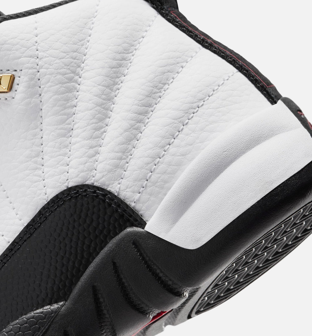 Air Jordan 12 Retro Taxi Preschool – White/Black/Taxi
