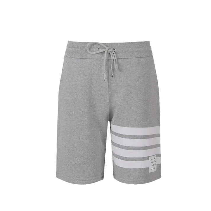 Thom Browne Style Four-Bar Couple Shorts