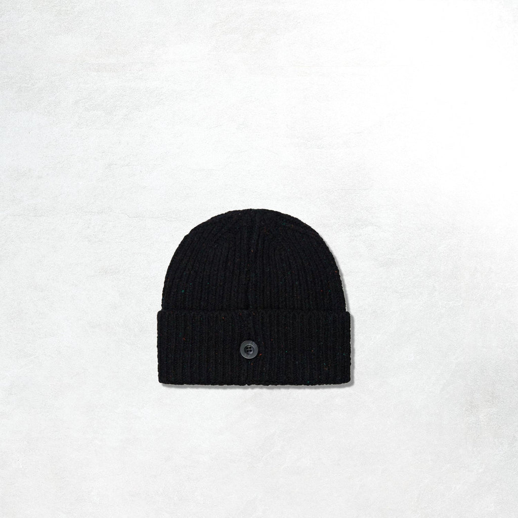 Carhartt WIP Anglistic Beanie: Speckled Black