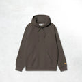 Carhartt WIP Hooded Chase Sweat: Shungite / Gold