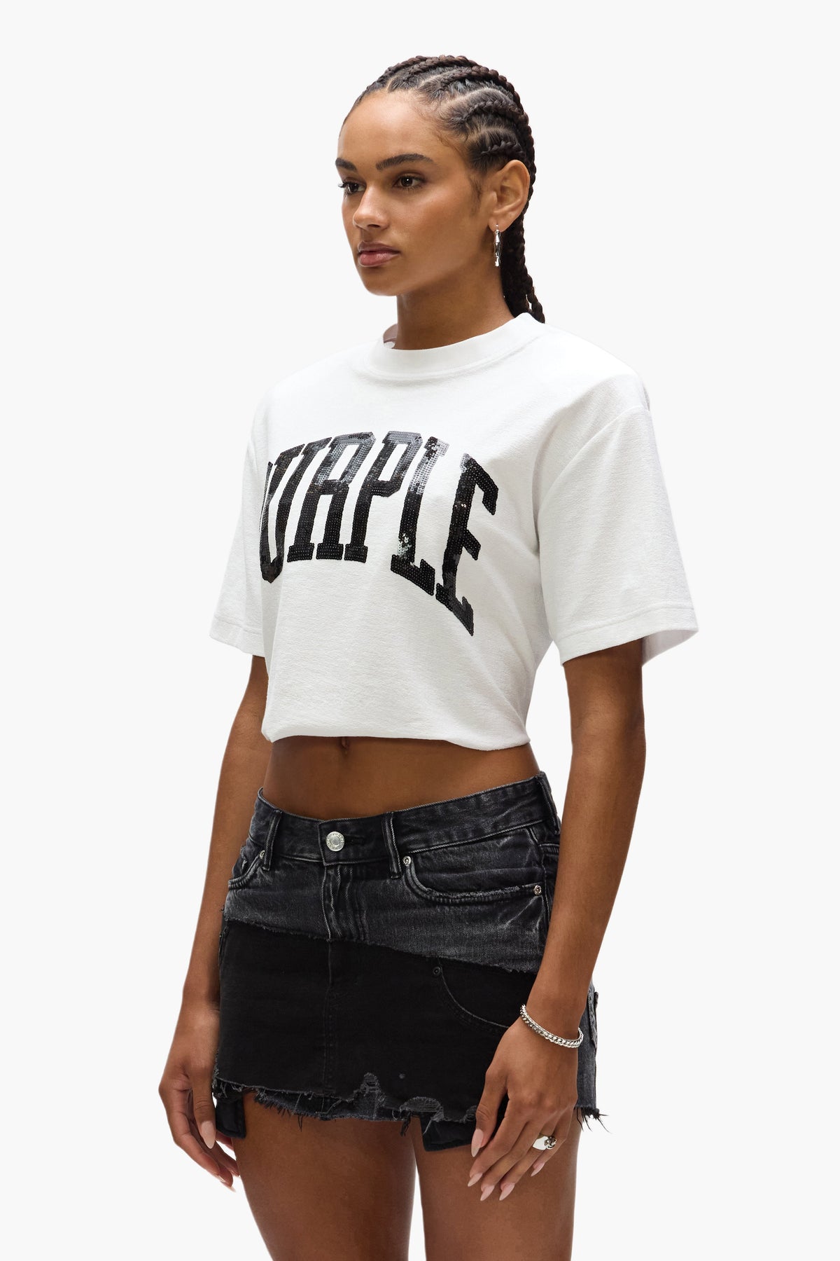 Varsity Cropped Tee