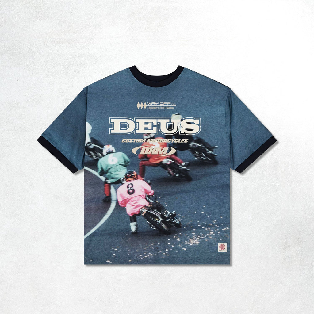 Deus Enduro Photo Ss Jersey: Blue