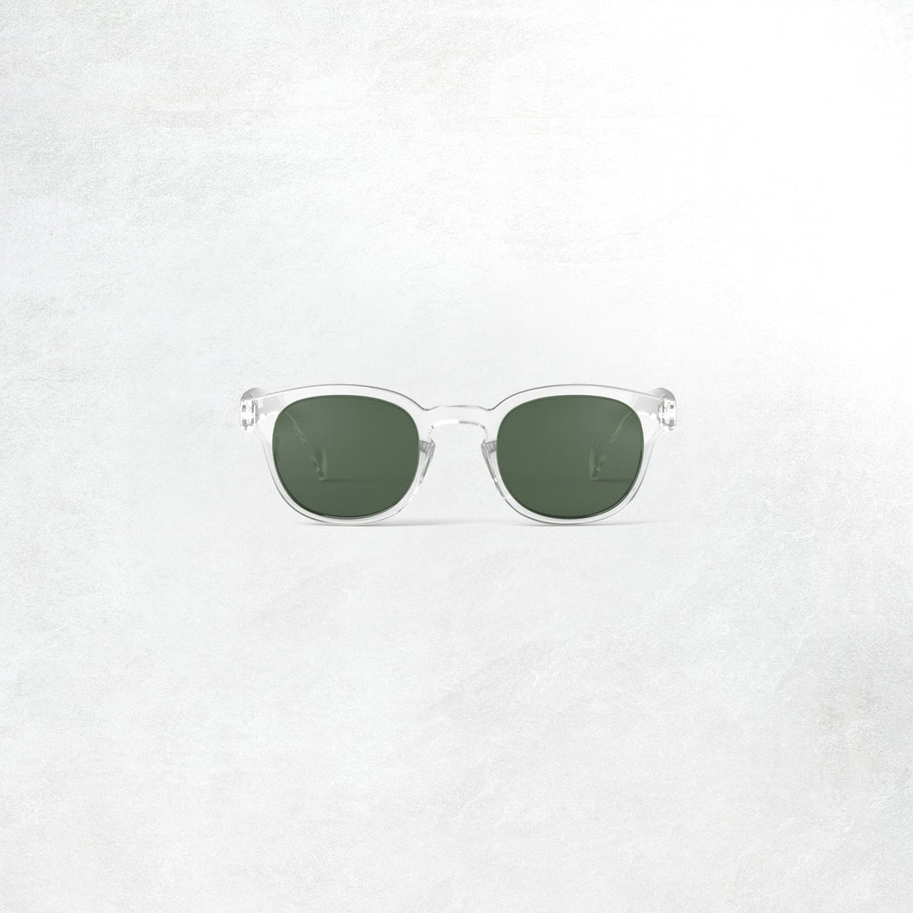 Izipizi Sun Glasses #C: Crystal Polarized  Green Lenses
