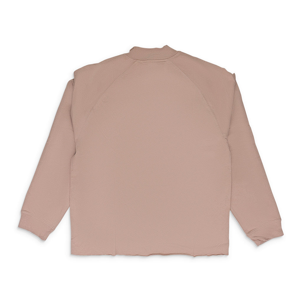 MOCK NECK LONG SLEEVE MUSHROOM SWEATSHIRT
