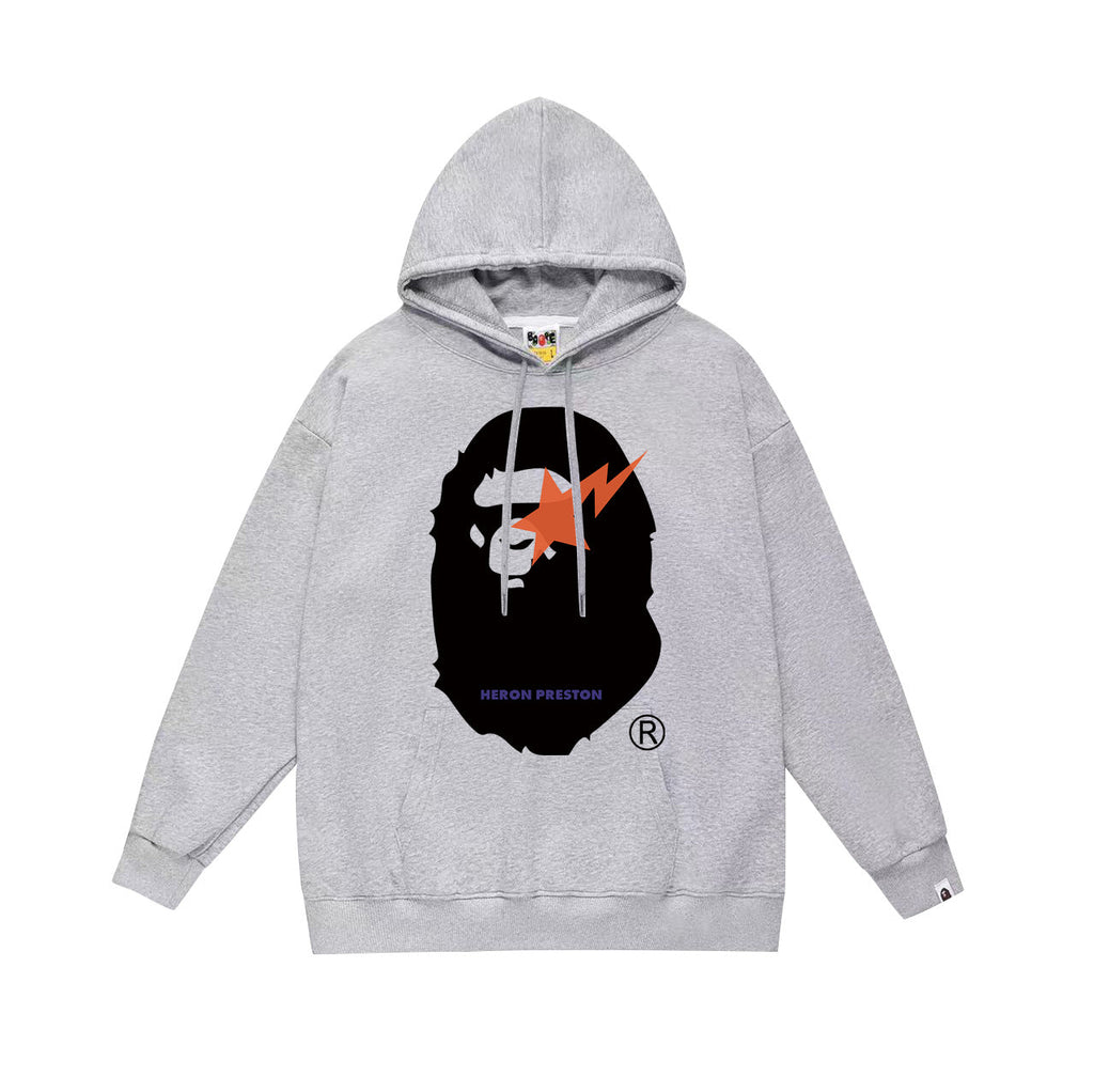 Bape Desert Camo Multi‑Print Ape Head Oversized Hoodie Streetwear