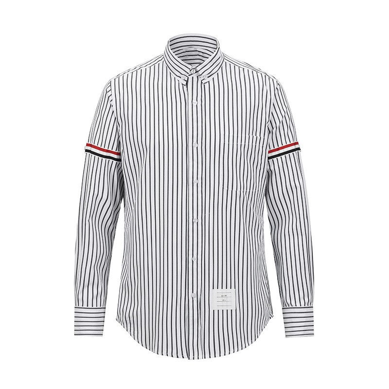 Classic Four-Bar Striped Dress Shirt - 100% Cotton Made in Japan | Thom Browne