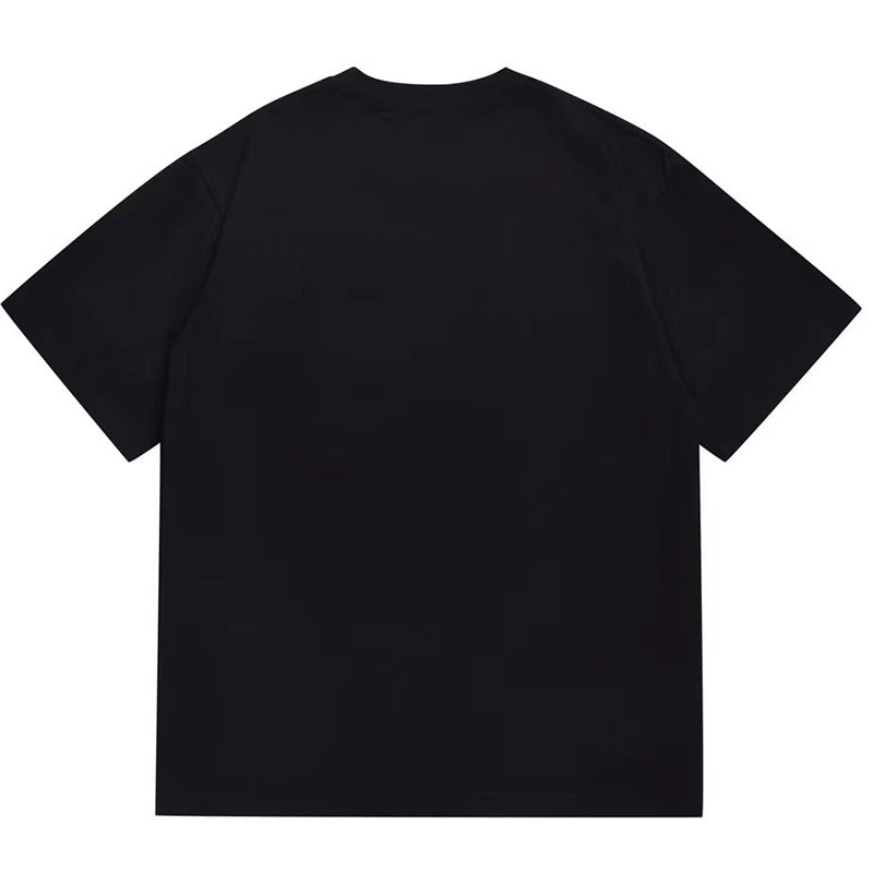 BAPE Valentine Heart Ape Head Men's T-Shirt - Black