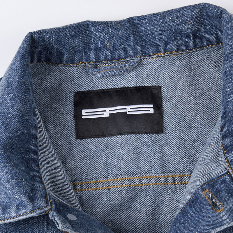 Sp5der Vintage Web Trucker Jacket