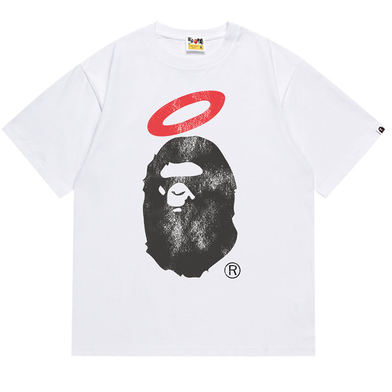 BAPE x Union Halo Ape Head Men's T-Shirt - White