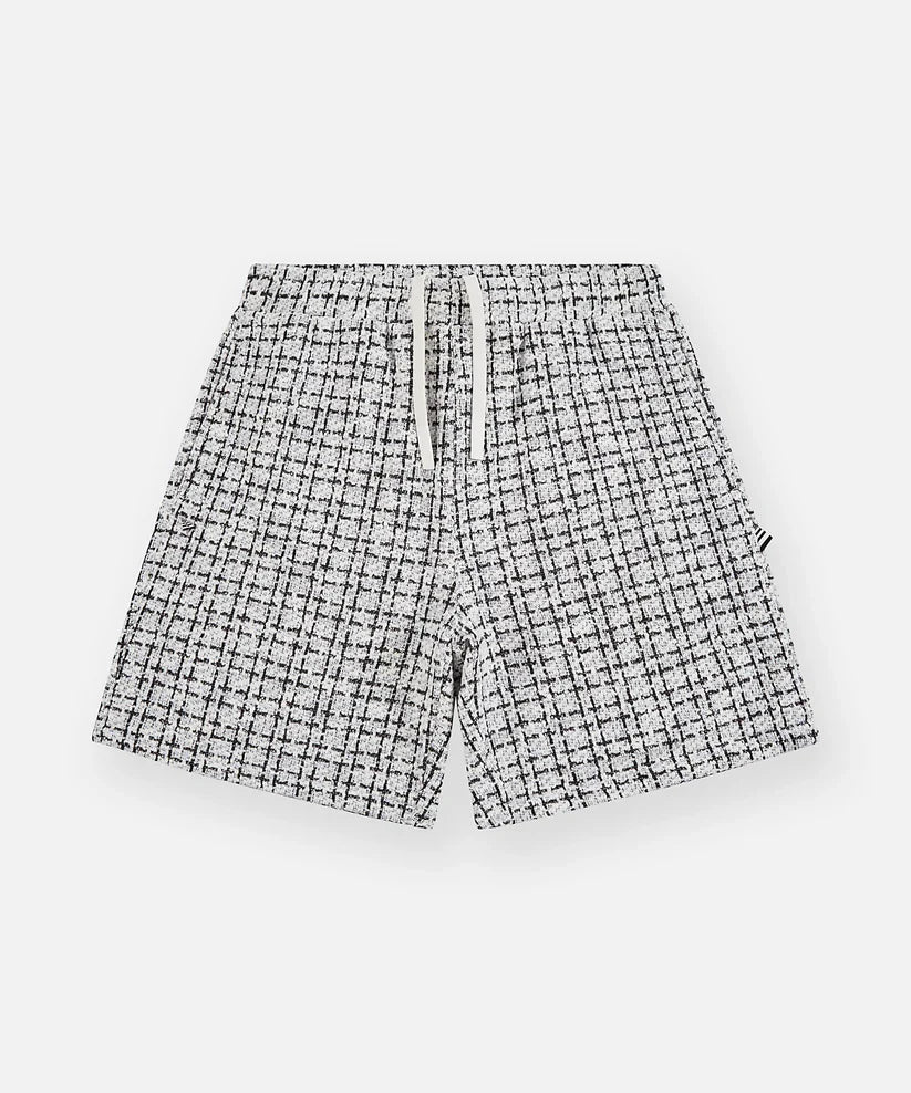 Paper Planes Plaid Short