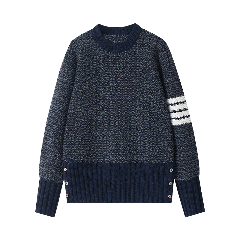 Snowflake Chunky Wool Crewneck Sweater | Thom Browne