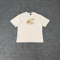 Derschutze Embroidered Graphic T-Shirt Unisex Couple Matching Oversized Streetwear Summer Tee