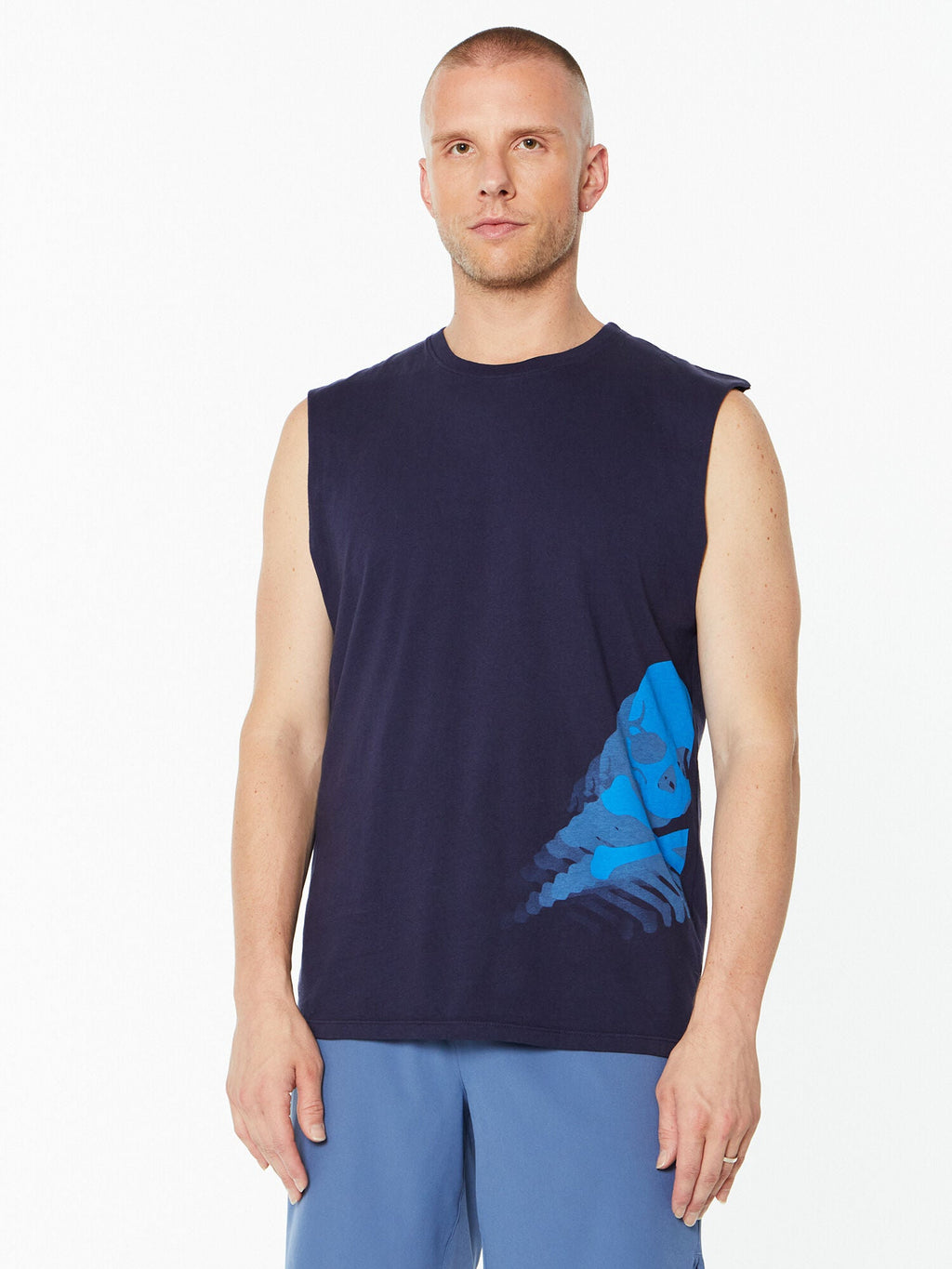 ALL SOULS MUSCLE TANK NAVY