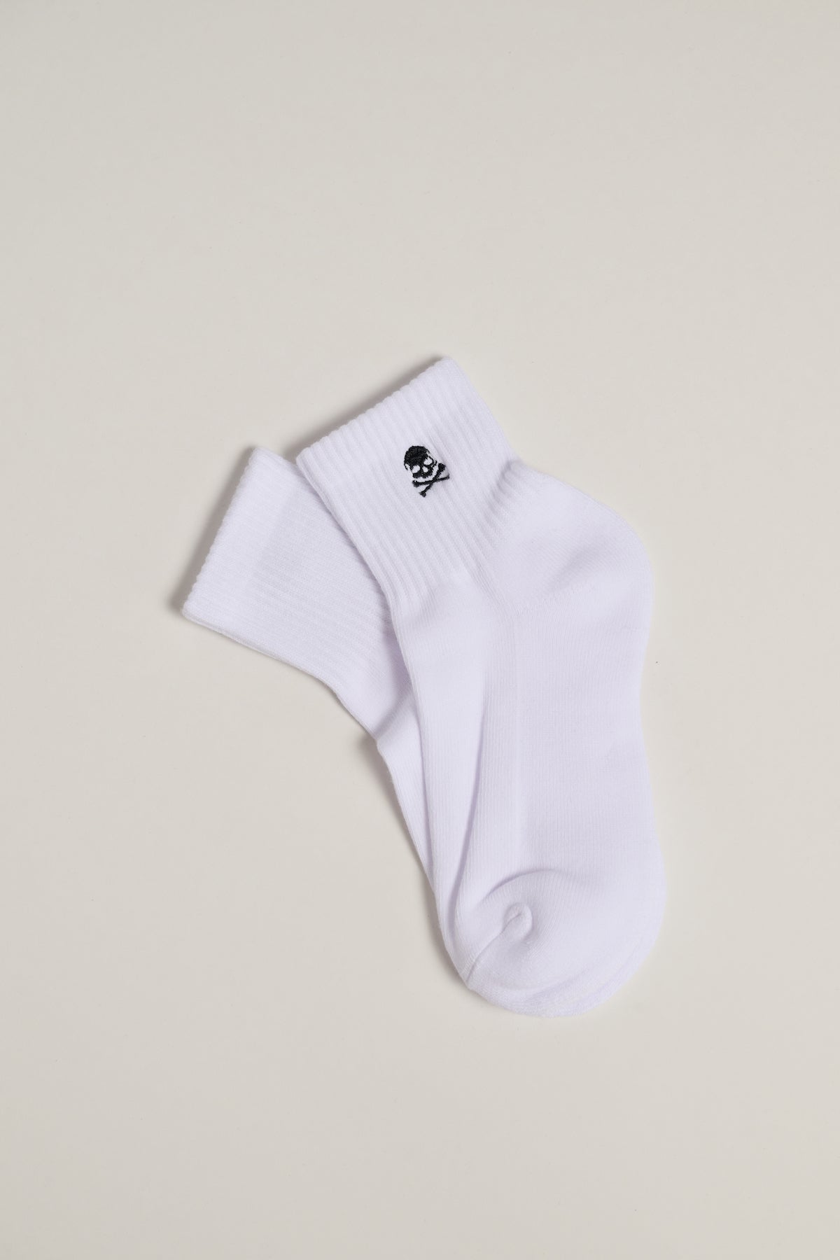 Mini skull quarter cut sock