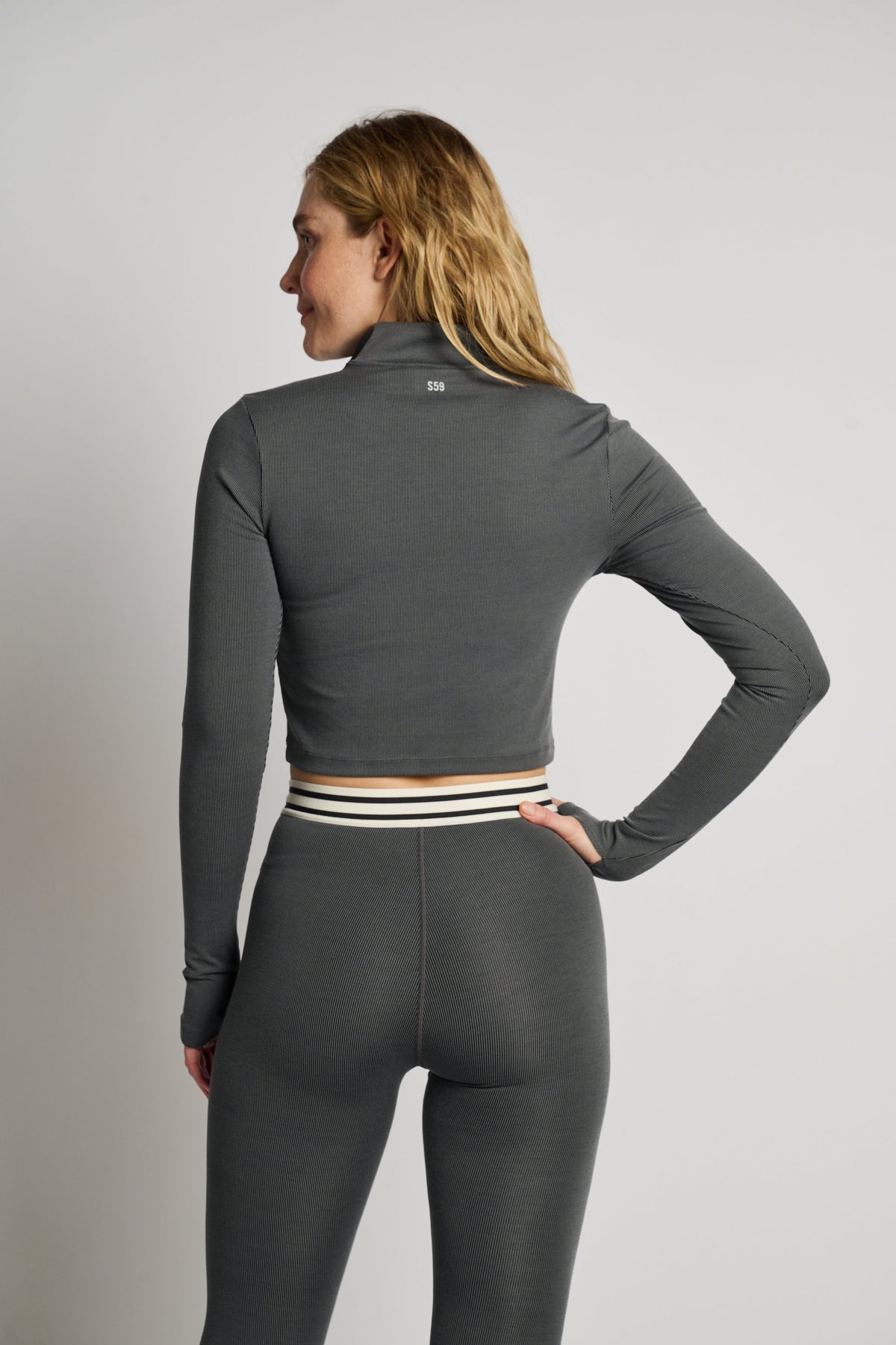 Stevie Active Rib Half Zip