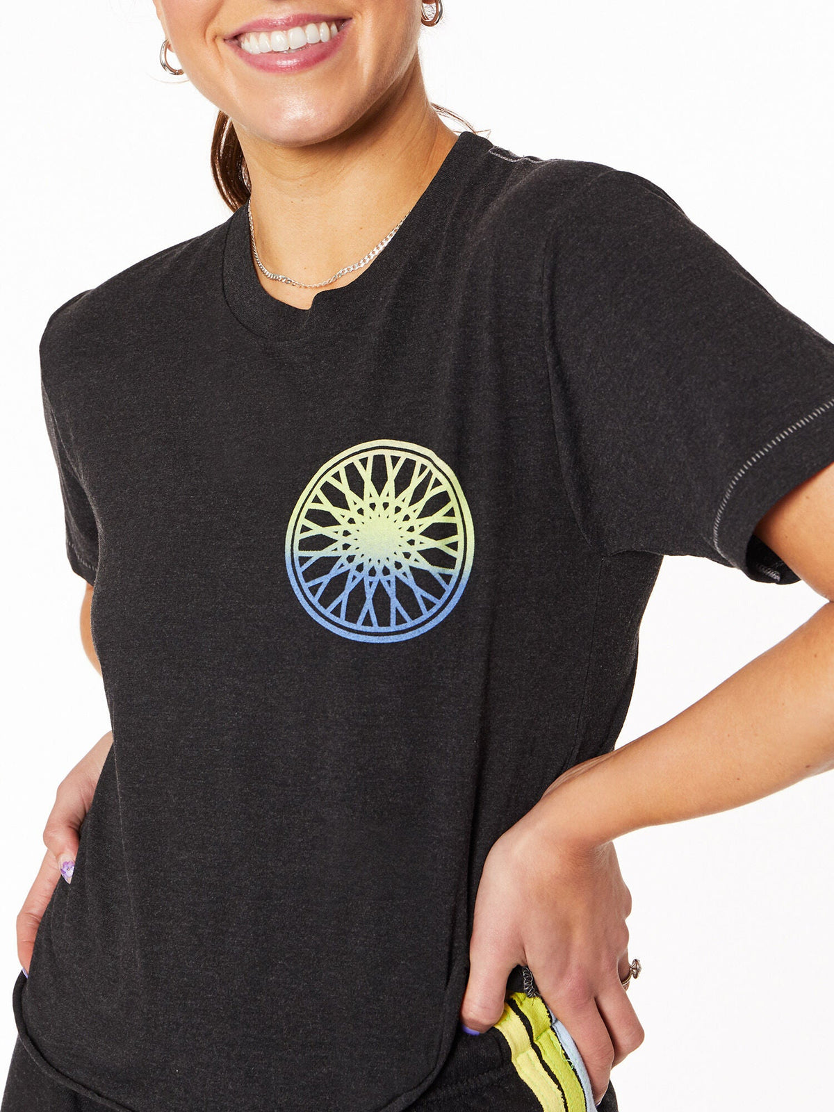 CROP BOYFRIEND TSHIRT BLACK