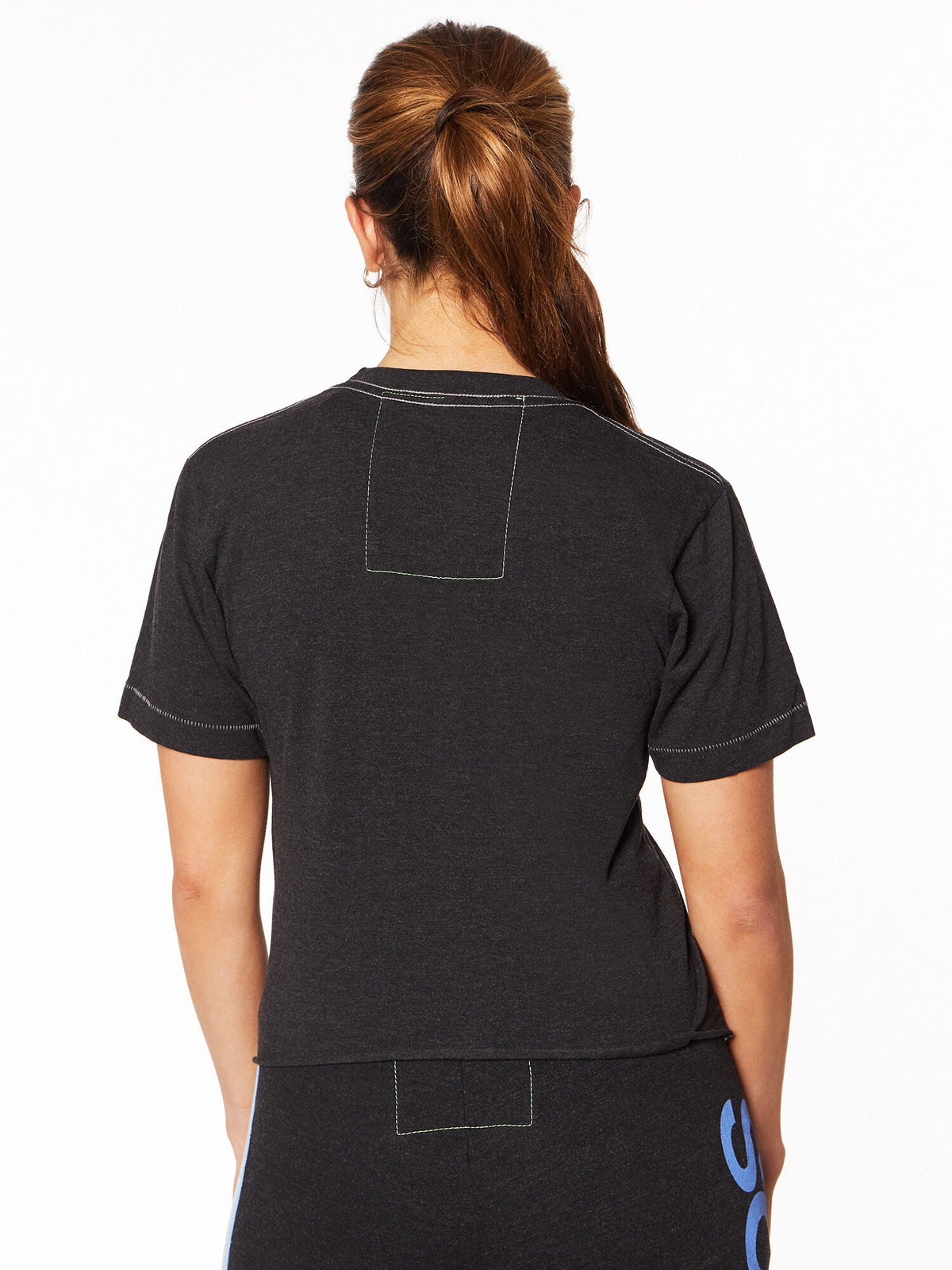 CROP BOYFRIEND TSHIRT BLACK