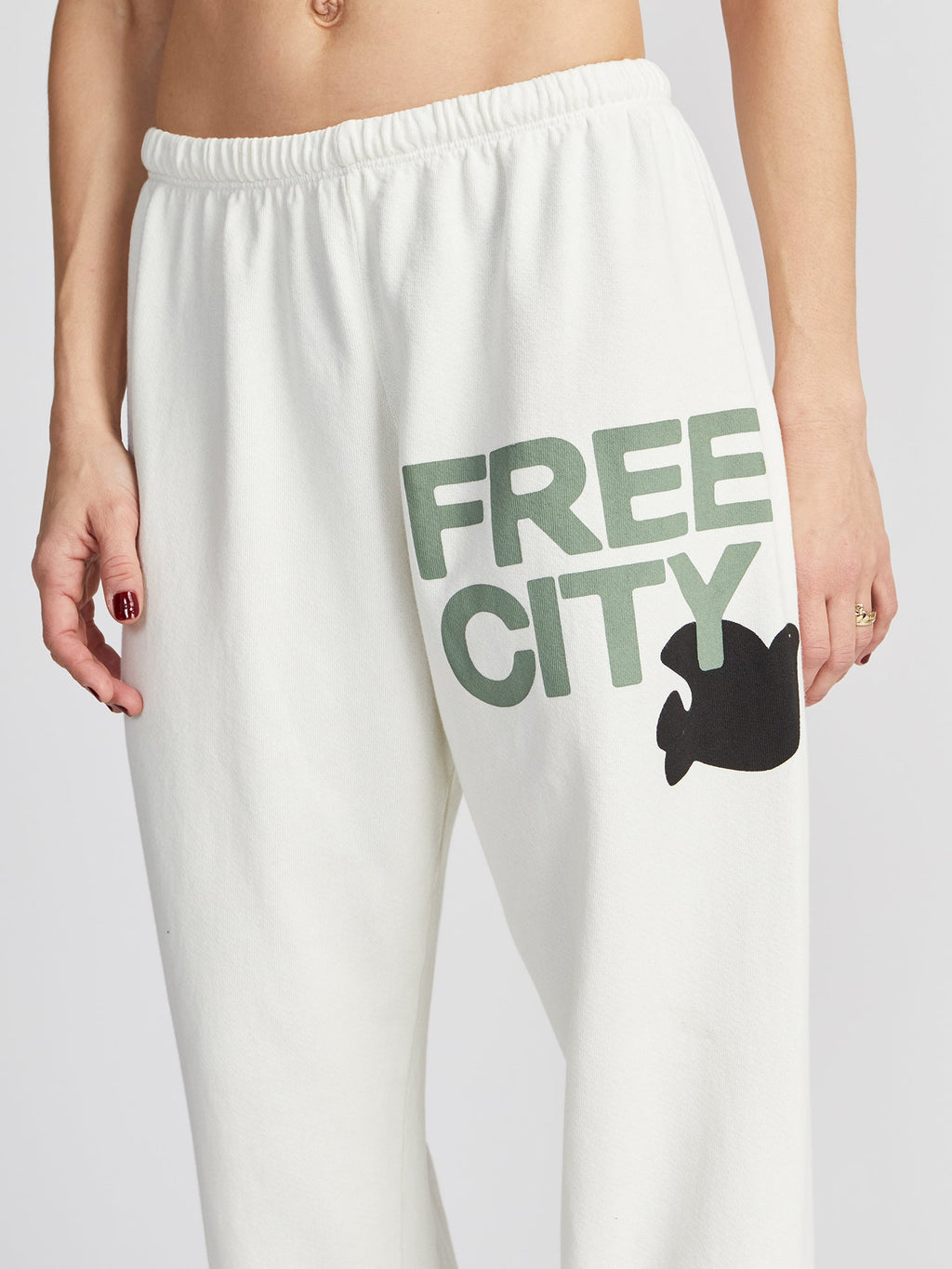 FREECITY LARGE SWEATS CREAMY