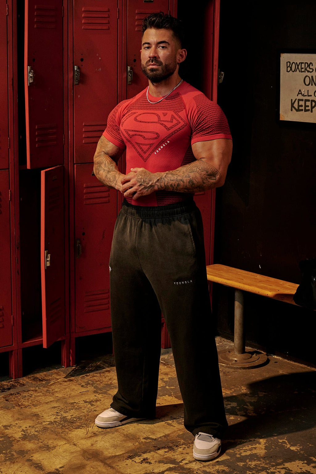 4117 - Superman Compression Tees