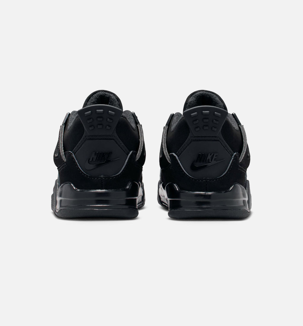 Air Jordan 4 Retro Black Cat Infant & Toddler Lifestyle Shoe - Black/Black/Light Graphite