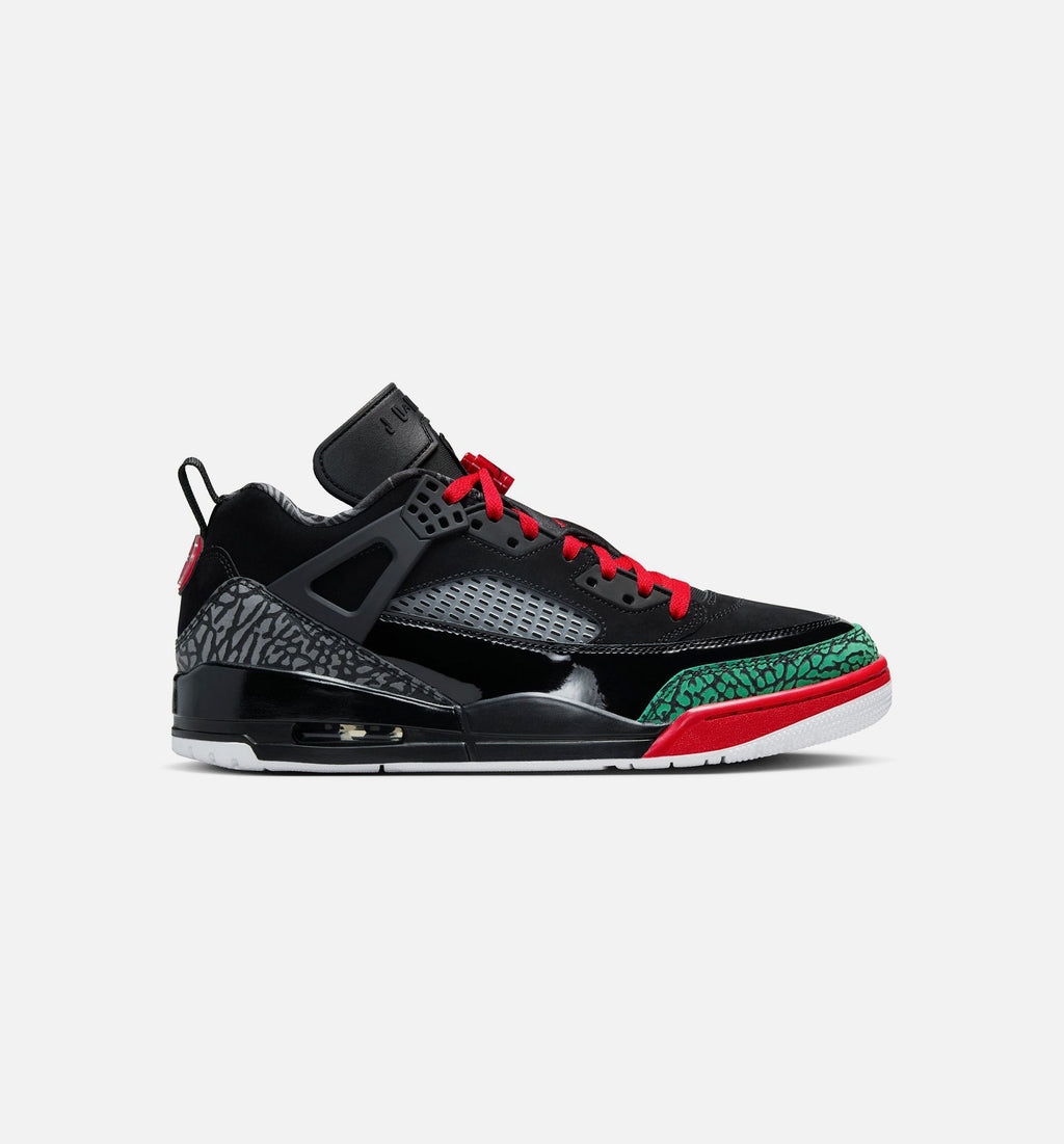 Jordan Spizike Low - Men's Lifestyle Sneaker (Black/Classic Green/White/Varsity Red)