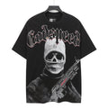 Godspeed Fortis Fortuna Washed Black Graphic T-Shirt