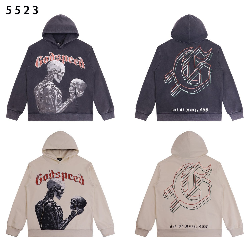 Godspeed Guitar Skeleton Graphic Hoodie