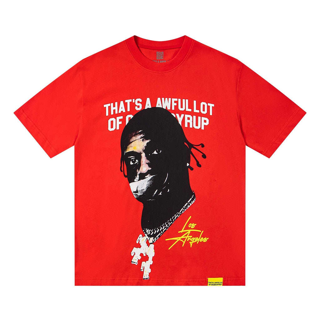 THAT'S A AWFUL LOT OF COUGH SYRUP Portrait Graphic T-Shirt