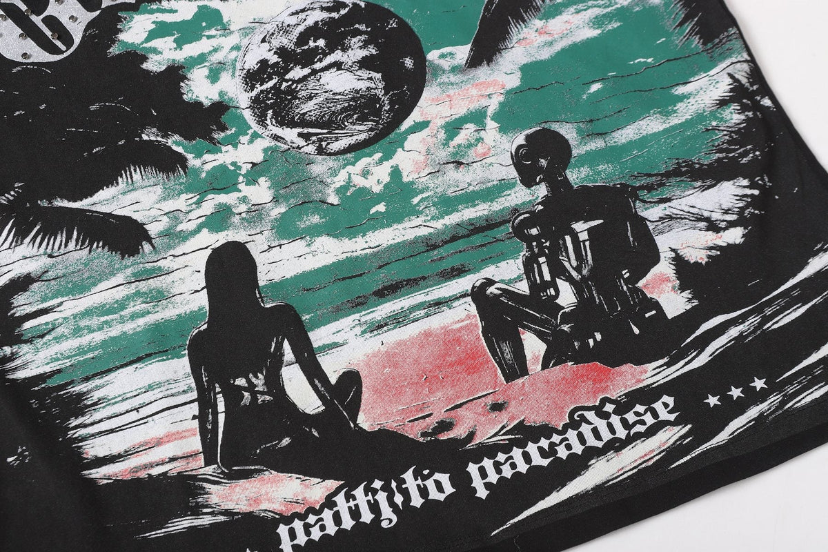 Godspeed Puffito Paradise Spray-Dye Graphic T-Shirt