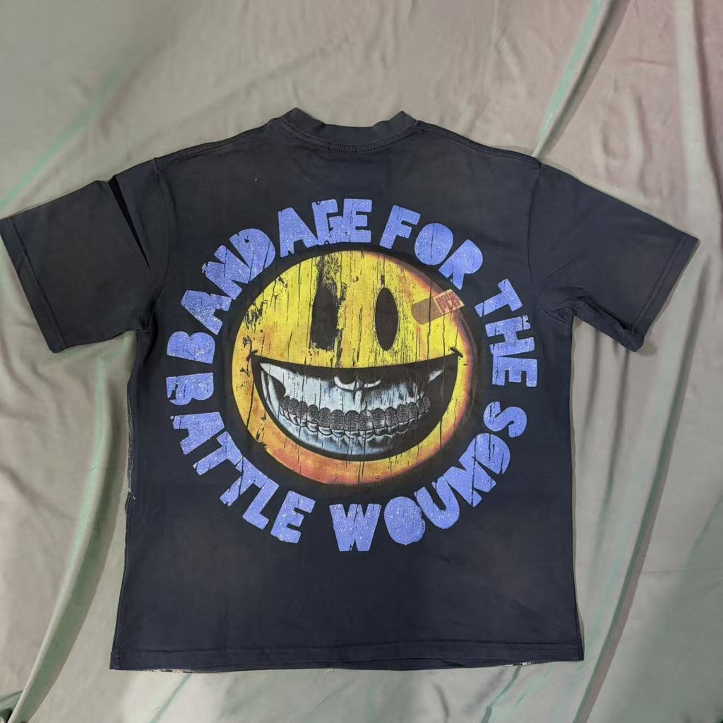 Rough Play Bandage Smile Graphic T-Shirt