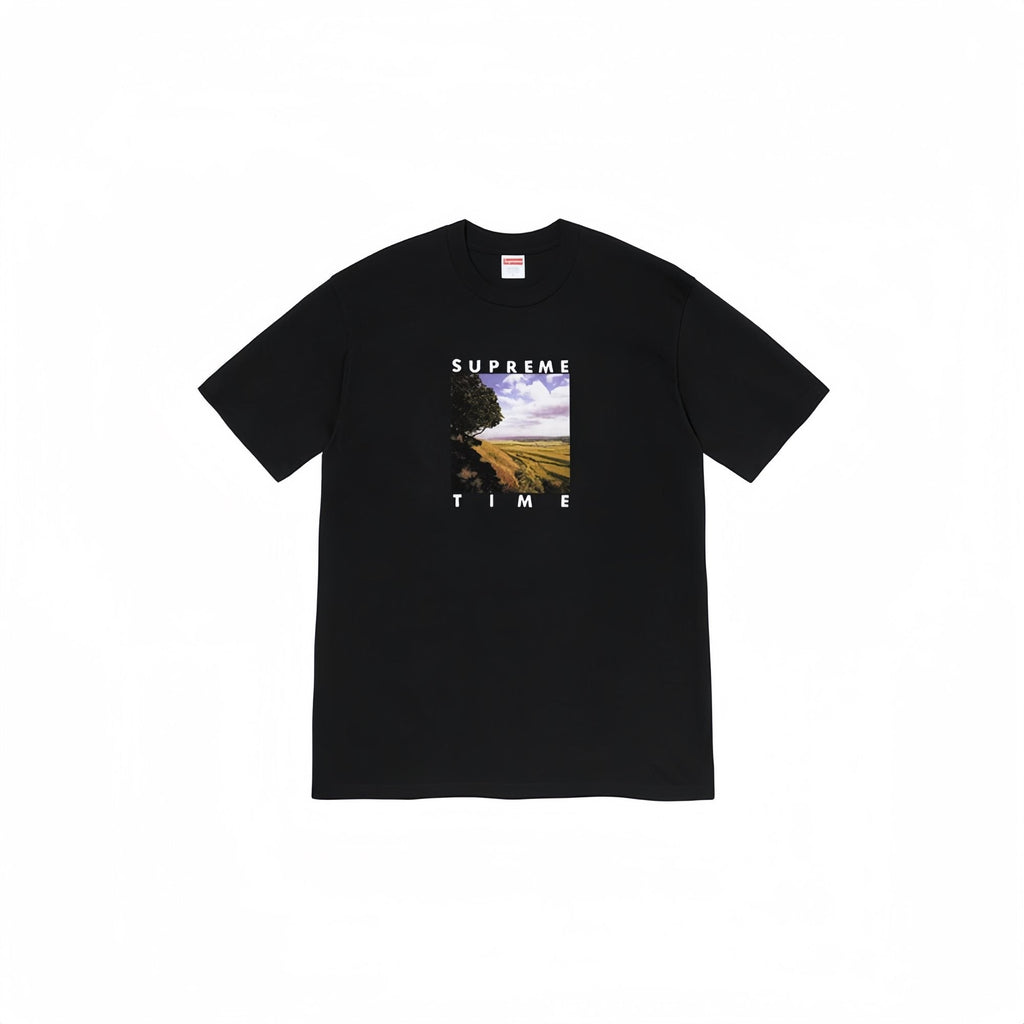Supreme Time Landscape Graphic T-Shirt