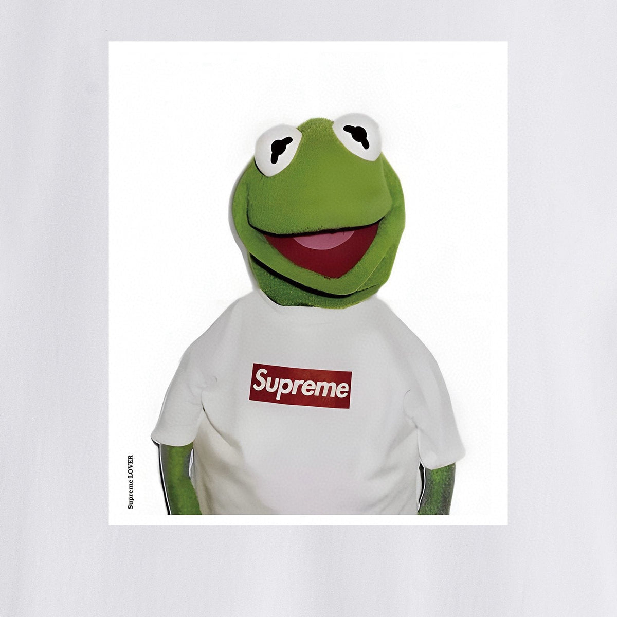Supreme Kermit Photo Graphic T-Shirt