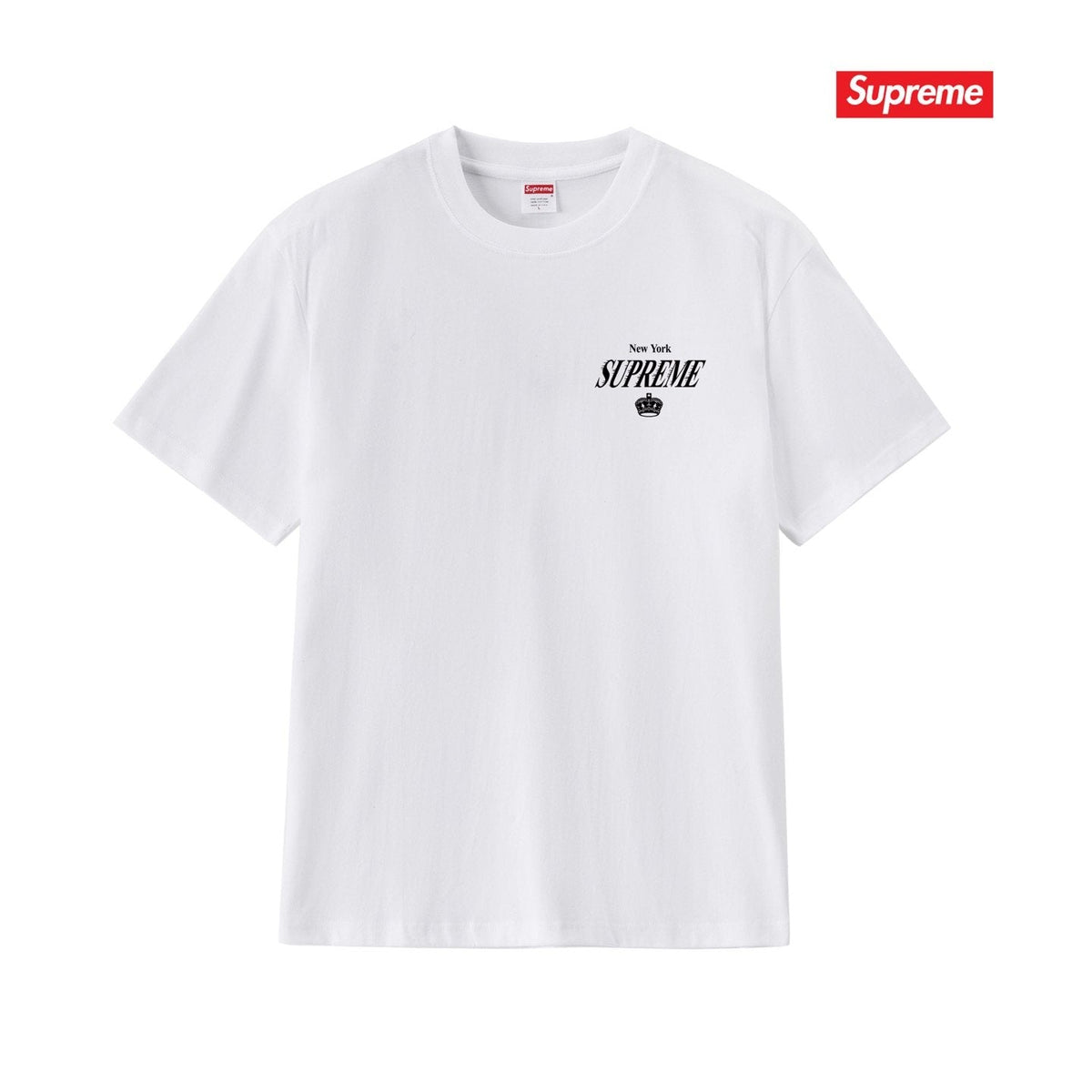 Supreme Front Chest and Back Graphic T-Shirt