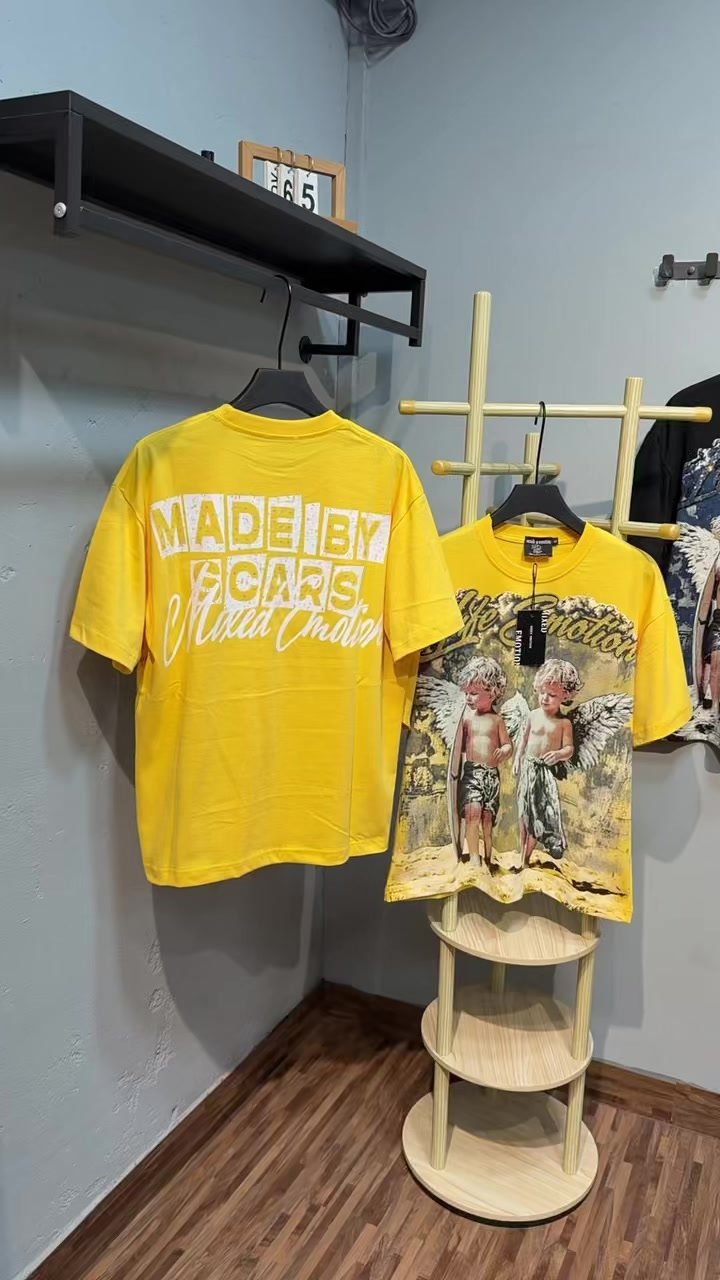 MIXED EMOTION Front Rhinestone Graphic T-Shirt