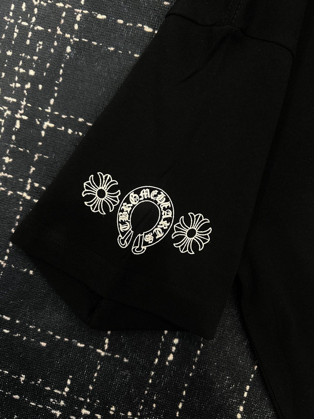 Chrome Hearts Rainbow Horseshoe Cross Graphic T-Shirt