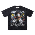 BKYS Revival Rhinestone Portrait Graphic T-Shirt