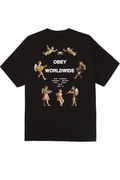 OBEY ANGELS ABOVE T-SHIRT Black