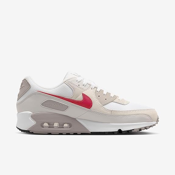 Men's Nike Air Max 90 White/University Red (DM0029 113)