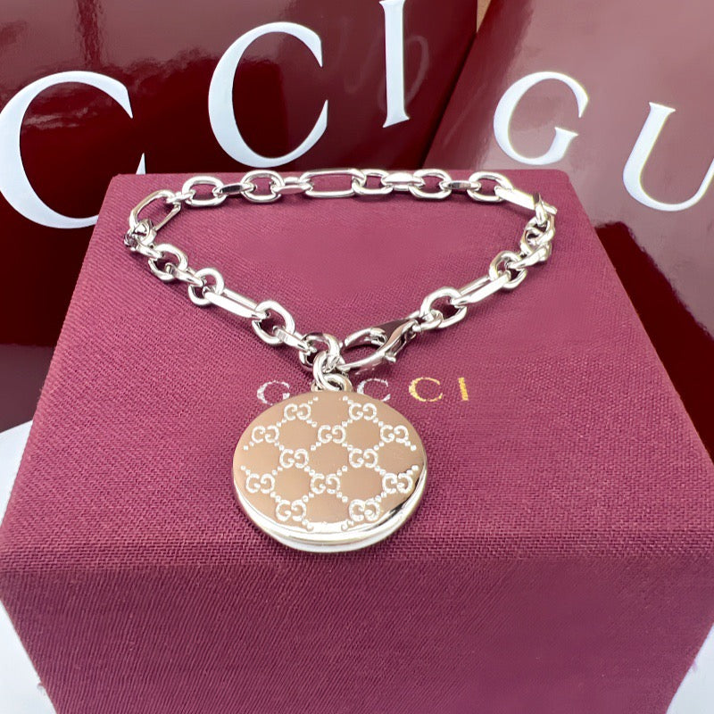 Gucci Round Pocket Watch Bracelet