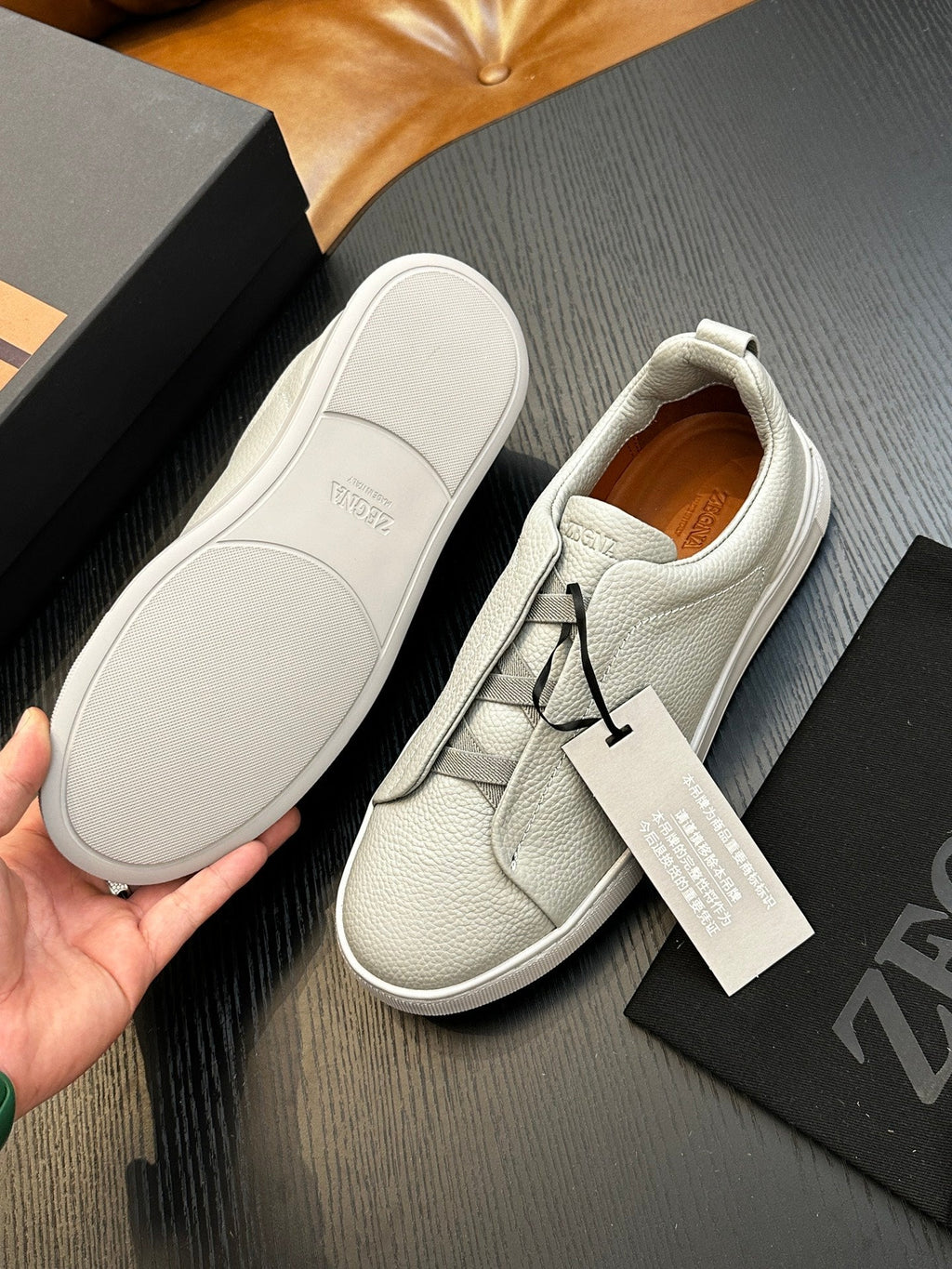 Zegna Triple Stitch™ Low-Top Sneakers
