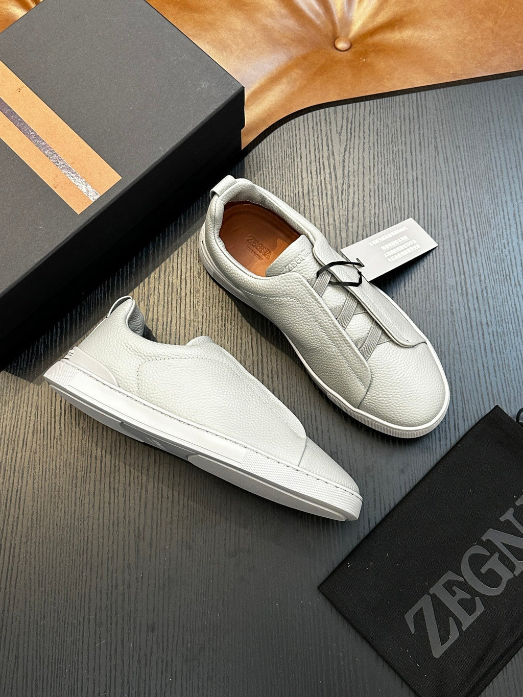 Zegna Triple Stitch™ Low-Top Sneakers