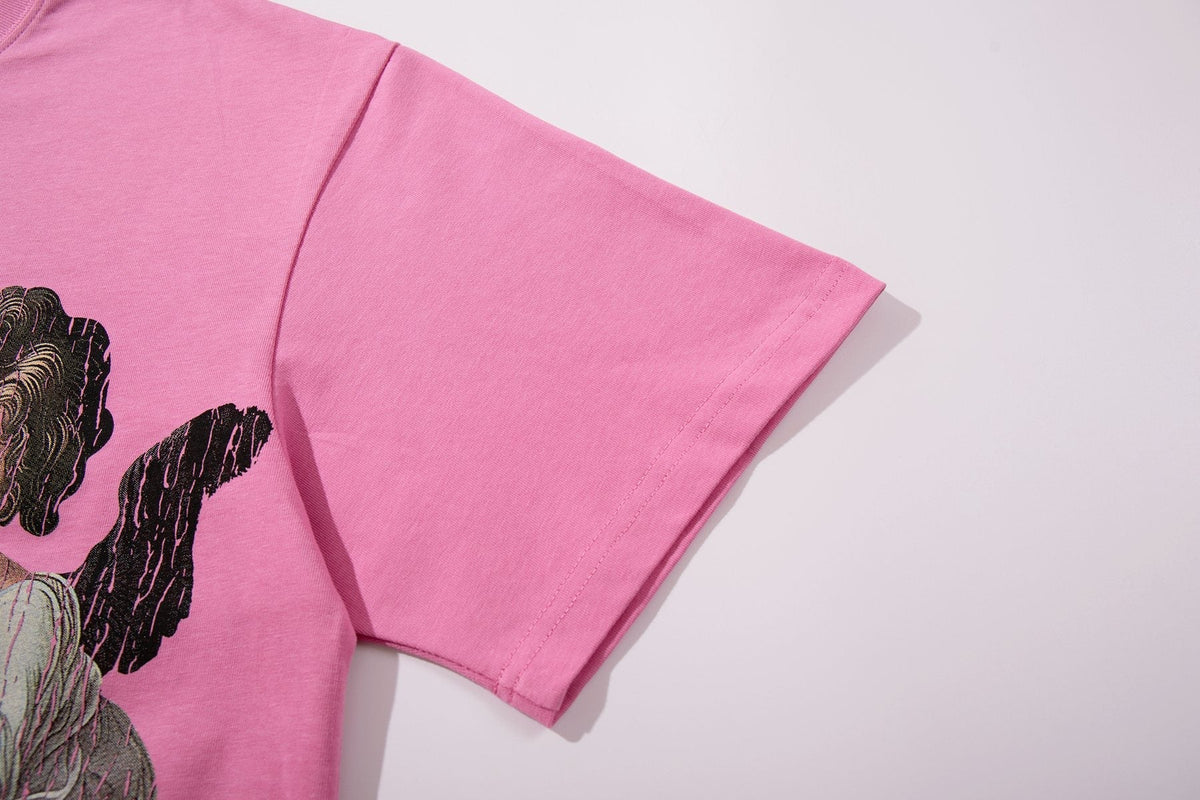 SUPPLY TEE Cherub Flame Graphic T-Shirt