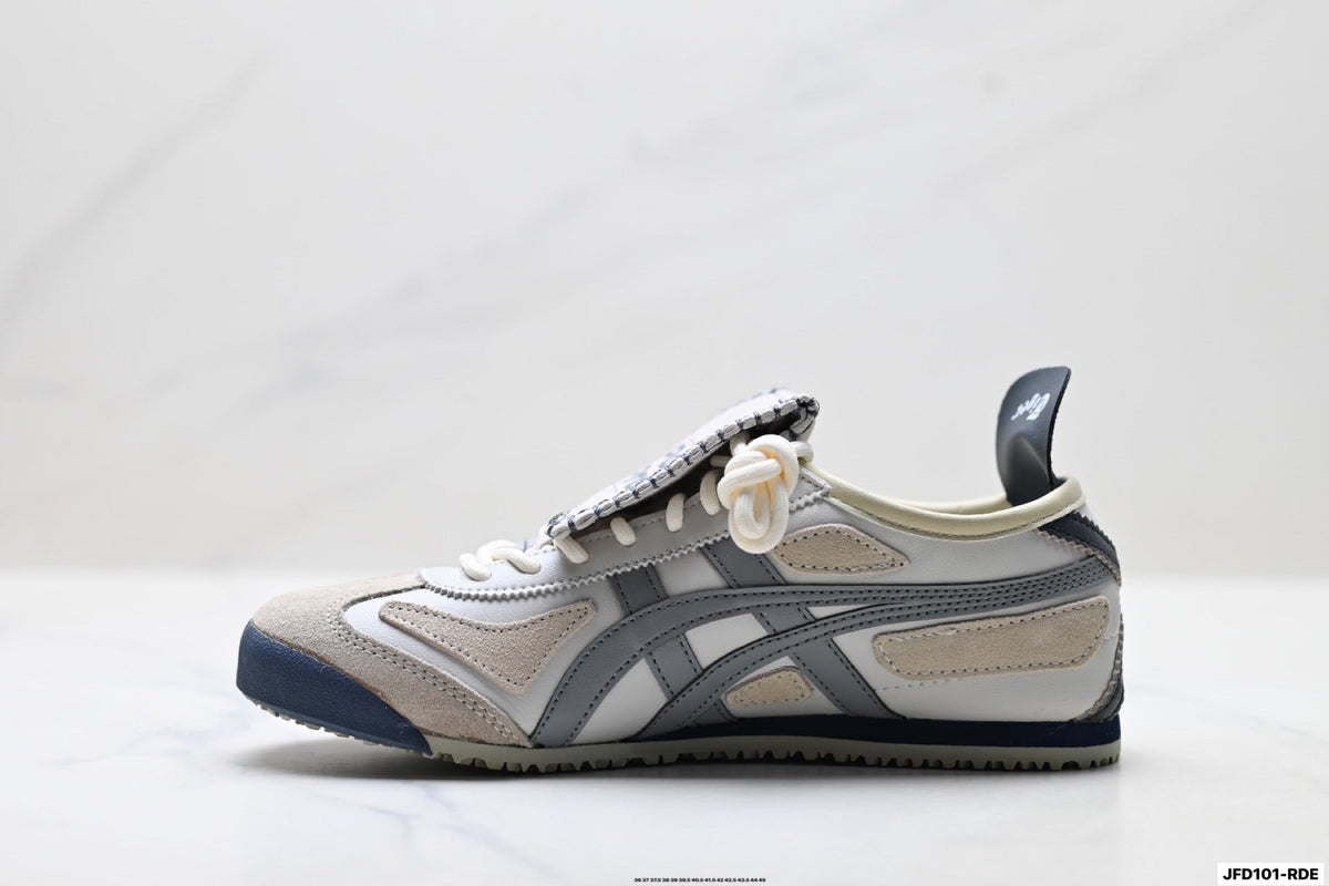 Onitsuka Tiger Retro Low Top Beige Gray Pink Unisex Shoes Style 29