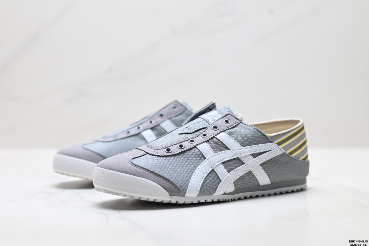 Onitsuka Tiger Retro Low Top Gray White Unisex Shoes Style 05