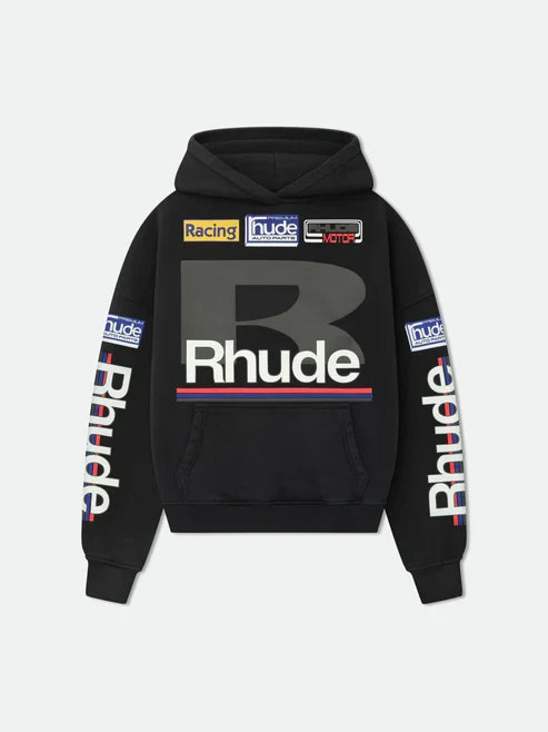 Rhude Petrol Patch Hoodie