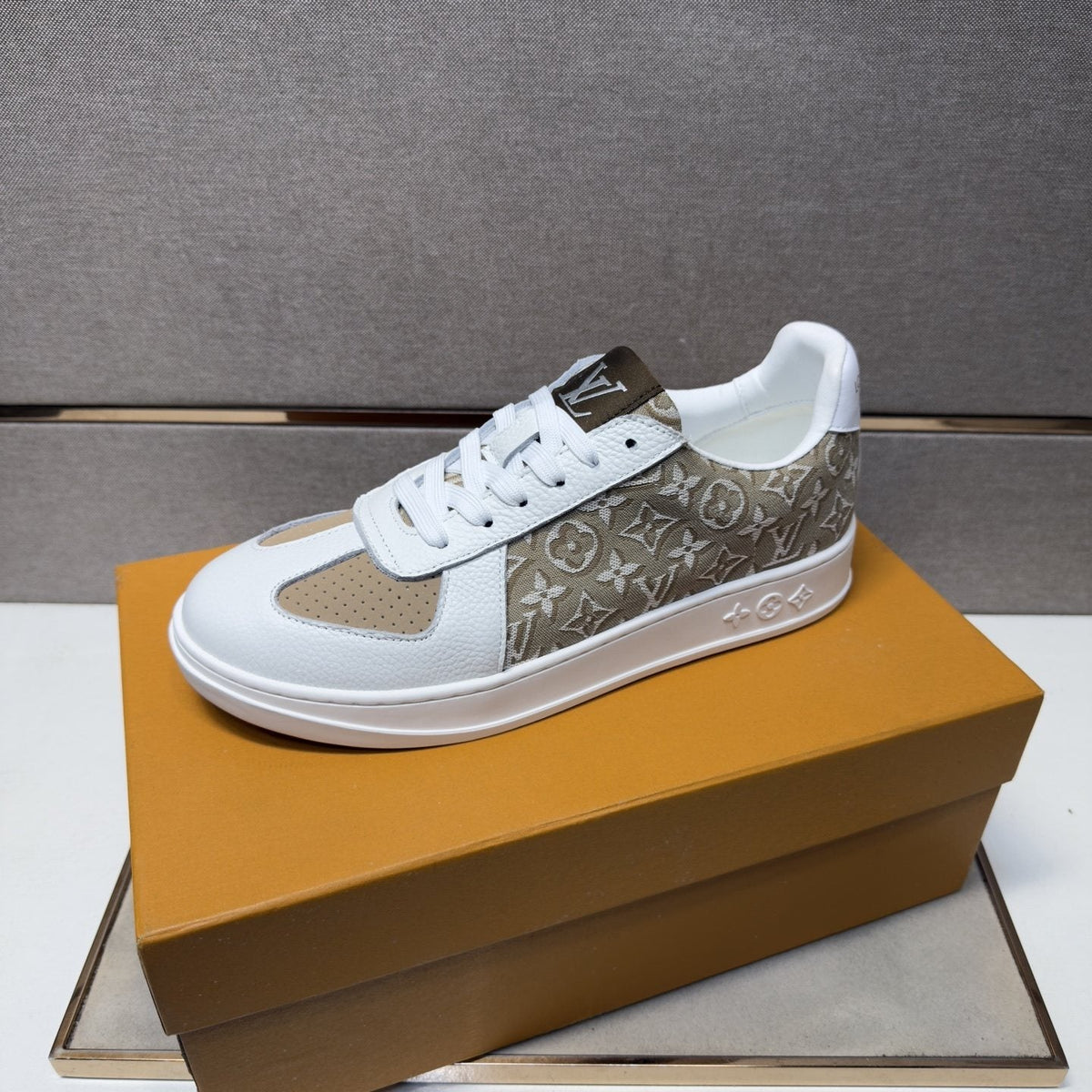 Louis Vuitton Patterned Panel Sneakers