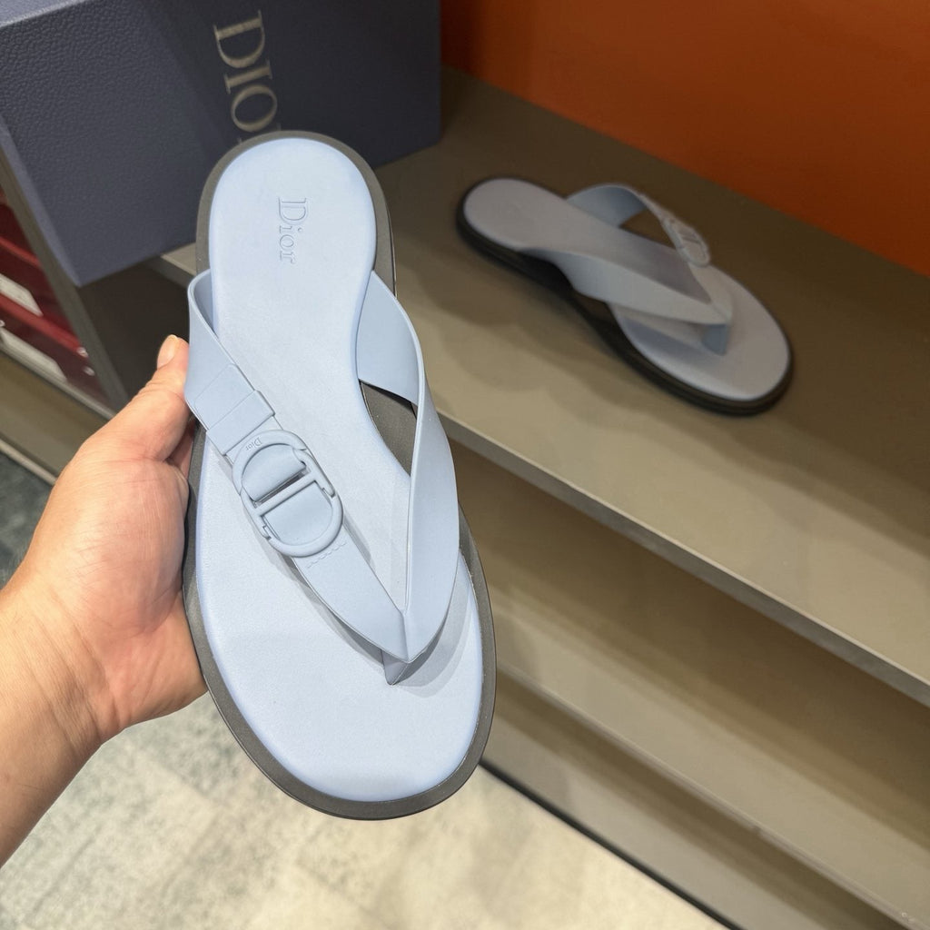 Dior Rivage Buckle Thong Sandals