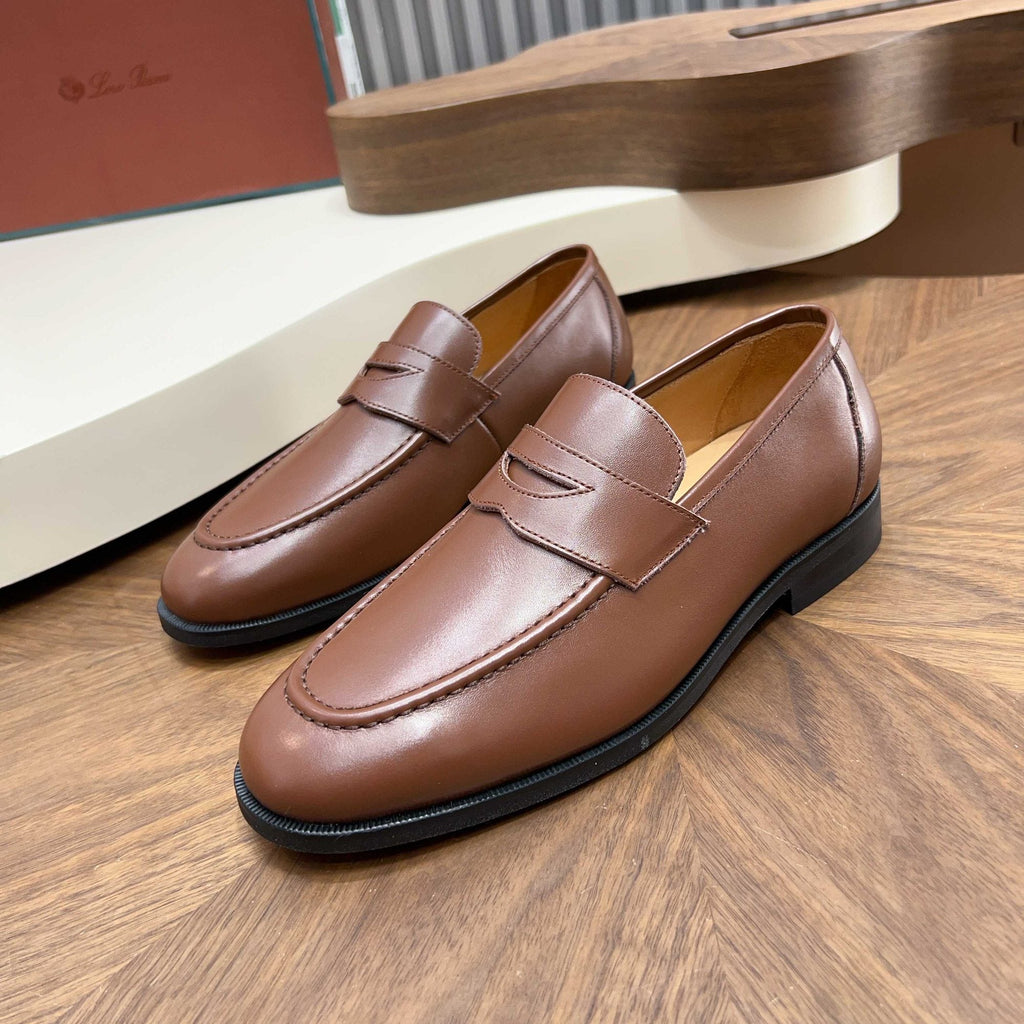 Men's Leather Penny Loafers
